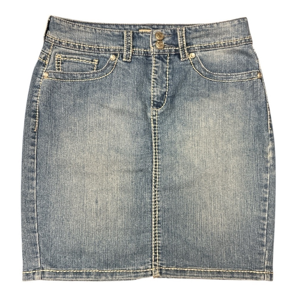 Nine West Vintage America Collection Mini Jean Skirt. Size 27/4